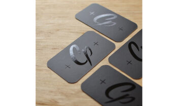 Matte Lamination + Spot UV Business Cards